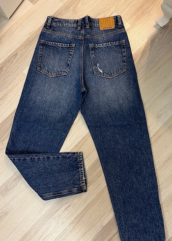 Kadın Lacivert Regular Fit Denim Jean - Görsel 3