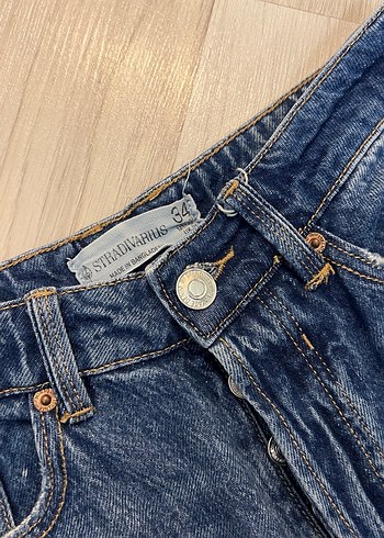 Kadın Lacivert Regular Fit Denim Jean - Görsel 2