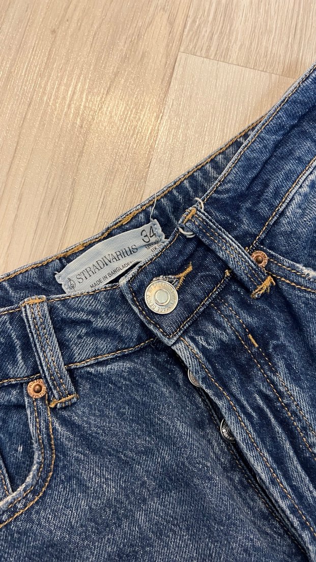 Kadın Lacivert Regular Fit Denim Jean - Görsel 2