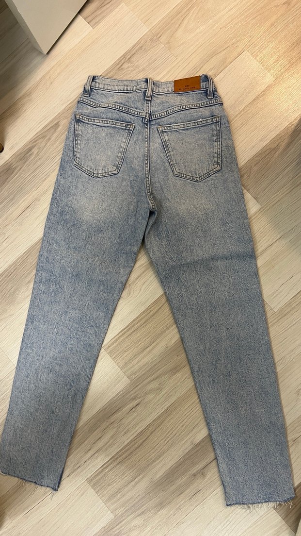 Kadın Gri Mavi Regular Fit Denim Jean - Görsel 3
