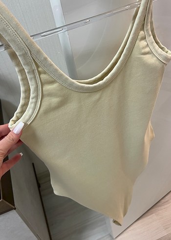 Tereyağı sarısı Askılı Body - Görsel 3