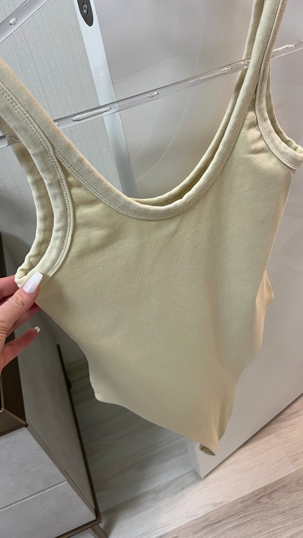 Tereyağı sarısı Askılı Body - Görsel 3