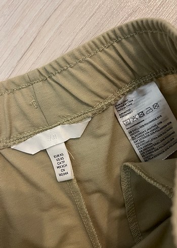 Kadın Haki Rahat Kesim Kumaş Pantolon - Görsel 2