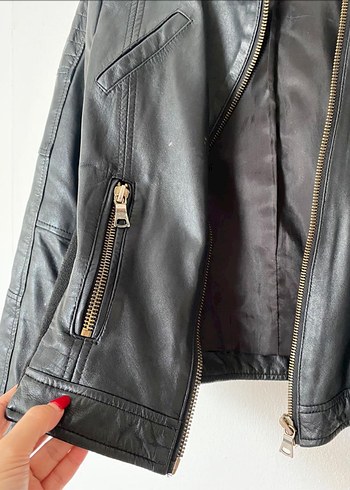 Mango hakiki deri mont - Görsel 3