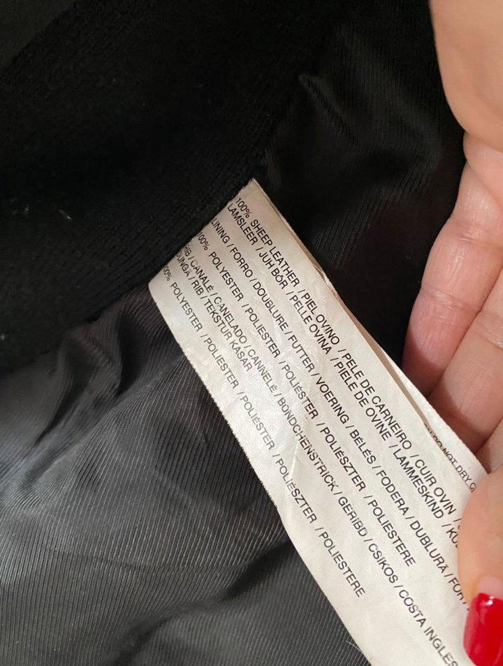 Mango hakiki deri mont - Görsel 5