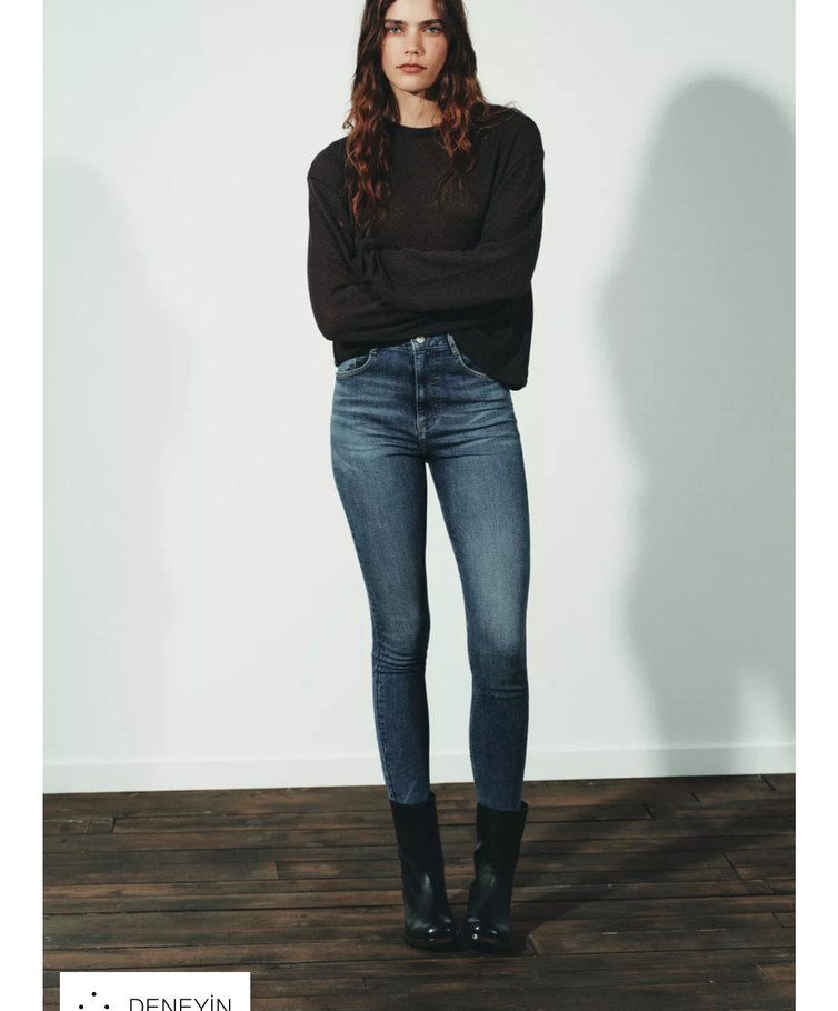 Zara Skinny jean etiketli sıfır - Görsel 2