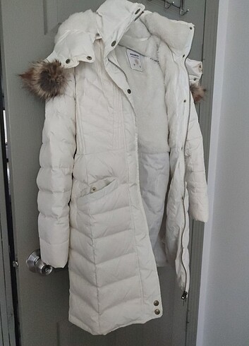 Pull and Bear Pull Bear Kaz tüyü mont 