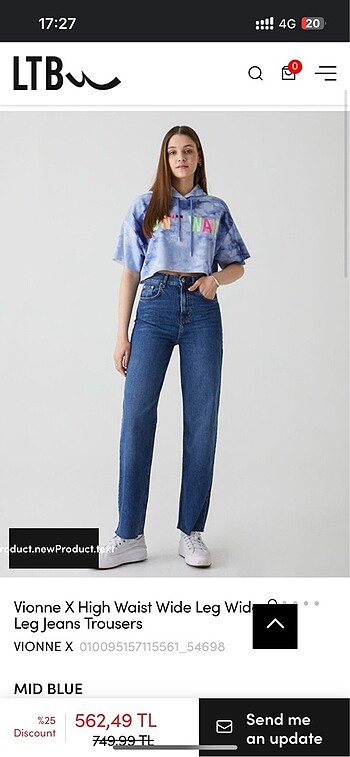 LTB LTB bol paça jean