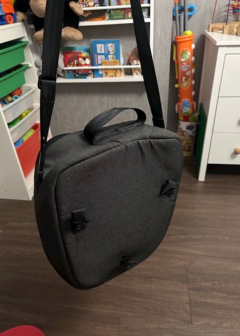 Siyah Bebek arabasına takılanilen bakım eşya çantası - Görsel 4