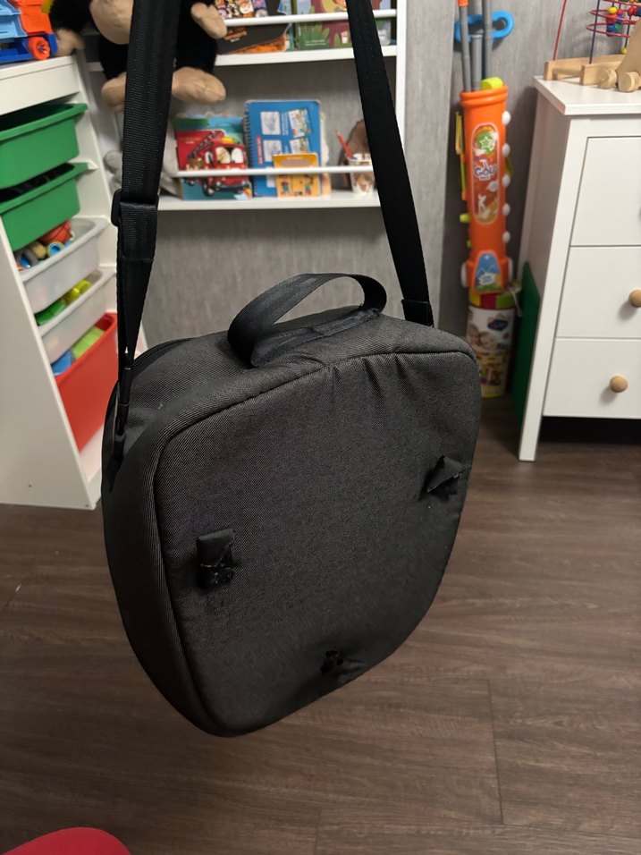 Siyah Bebek arabasına takılanilen bakım eşya çantası - Görsel 4