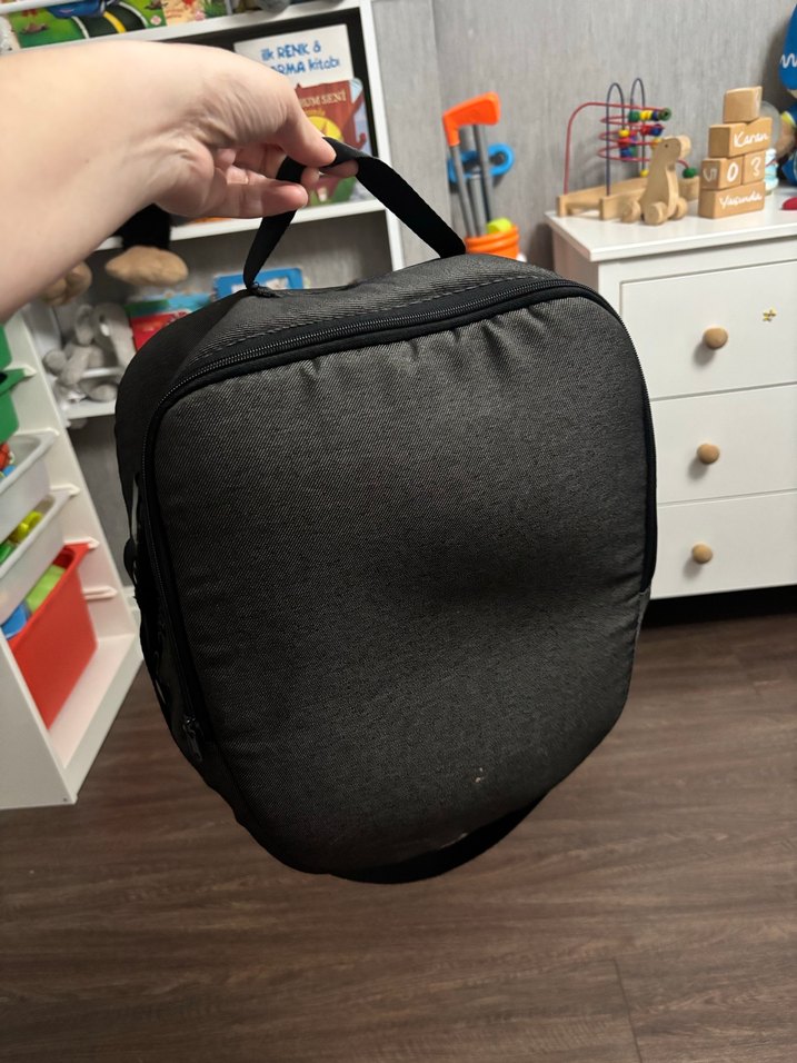 Siyah Bebek arabasına takılanilen bakım eşya çantası - Görsel 2