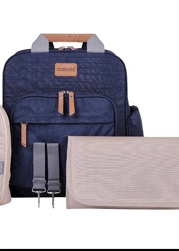 Babyes siyah Bebek Bakım Çantası - Görsel 2