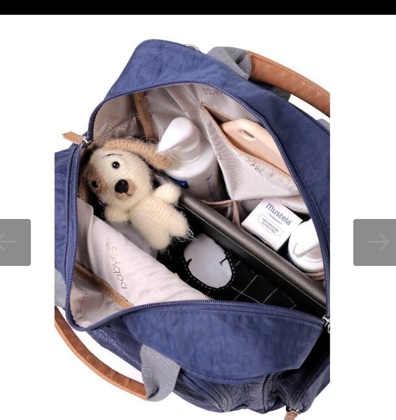 Babyes siyah Bebek Bakım Çantası - Görsel 4