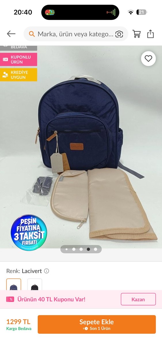 Babyes siyah Bebek Bakım Çantası - Görsel 5