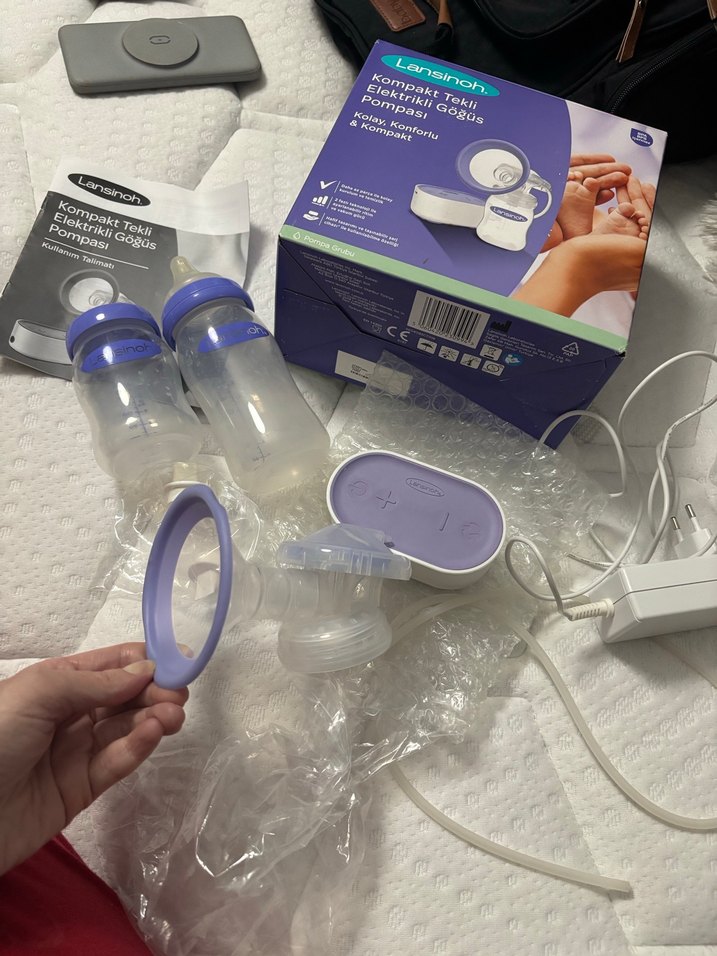 Lansinoh Kompakt Tekli Elektrikli Göğüs Pompası - Görsel 2