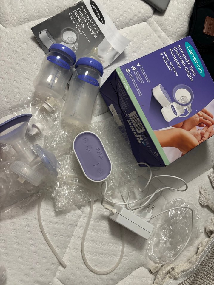 Lansinoh Kompakt Tekli Elektrikli Göğüs Pompası - Görsel 3