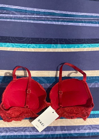 Kırmızı Dantelli Sütyen Dagi 80B - Görsel 2