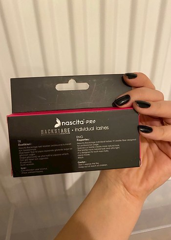 Nascita Pro Siyah Tek Tek Takma Kirpik - Görsel 2