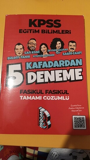 Benim Hocam Kpss Eğitim Bilimleri 5 Kafadardan 5 deneme fasikül 