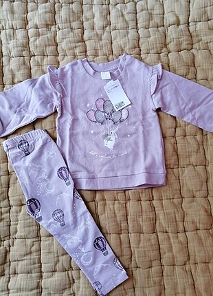 H&M 2'li Sweatshirt Takım