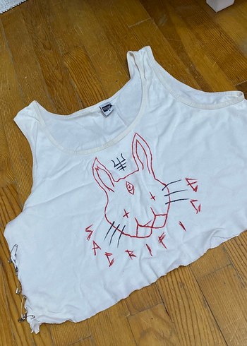 Beyaz Kolsuz Üst - Görsel 2