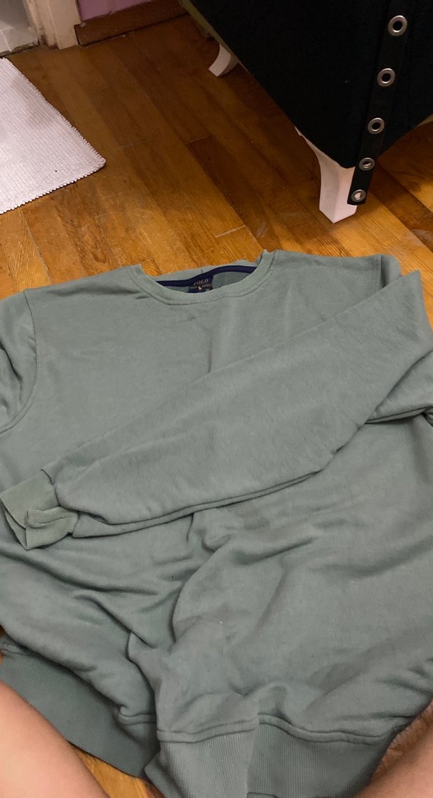 Erkek Gri Uzun Kollu Polo sweat - Görsel 2