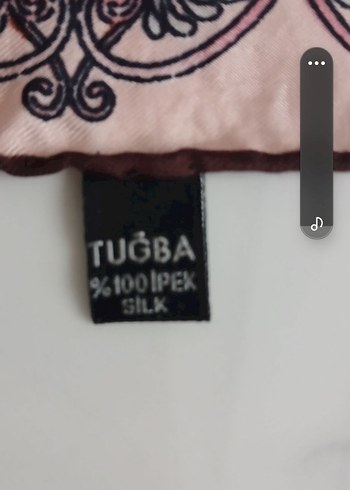 Çiçek Desenli Vintage Kadın Eşarp - Görsel 3