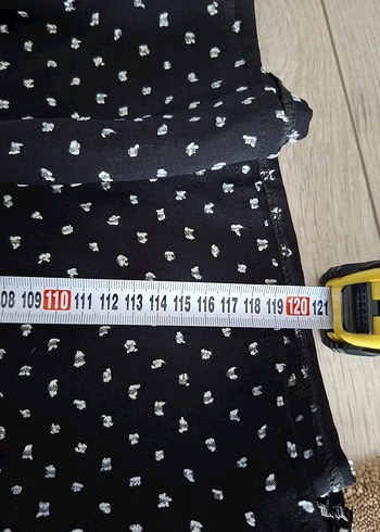 Uzun Kollu Puantiyeli Siyah Elbise - Görsel 6