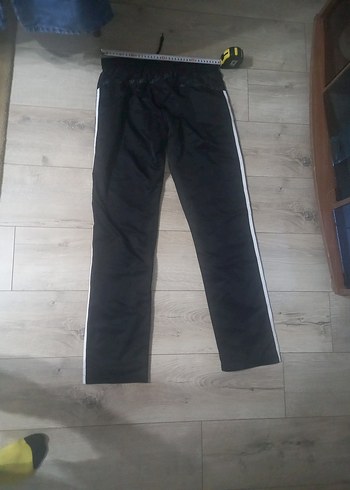 Kadın Siyah Bağcıklı Spor Eşofman Altı - Görsel 10