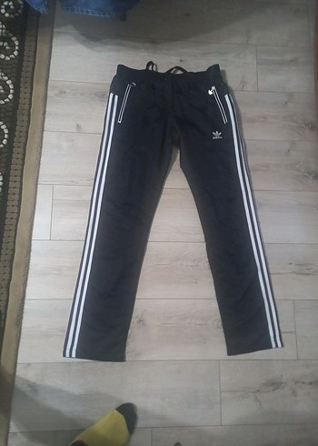 Kadın Siyah Bağcıklı Spor Eşofman Altı - Görsel 2