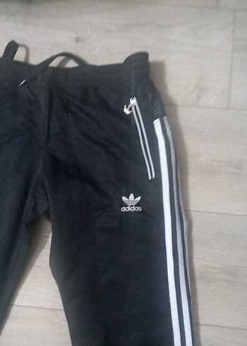 Kadın Siyah Bağcıklı Spor Eşofman Altı - Görsel 6