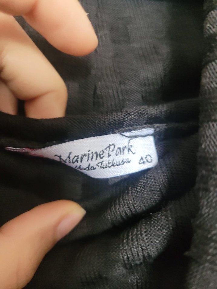 Kadın Gri Pilili Boğazlı Uzun Kollu Kazak - Görsel 5