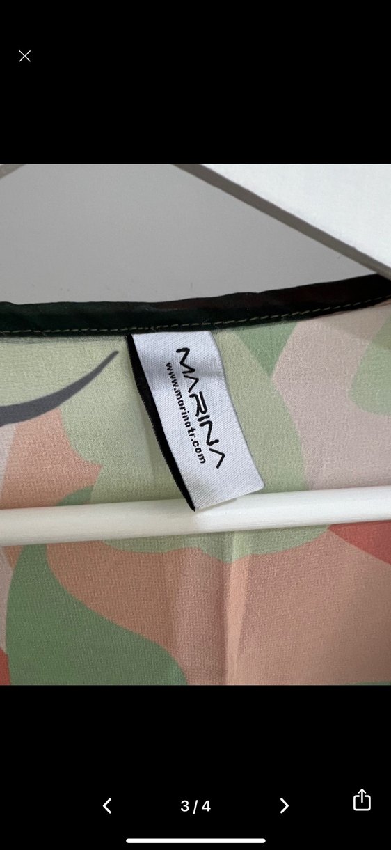 Uzun Bağcıklı Batik Desen Pareo - Görsel 3