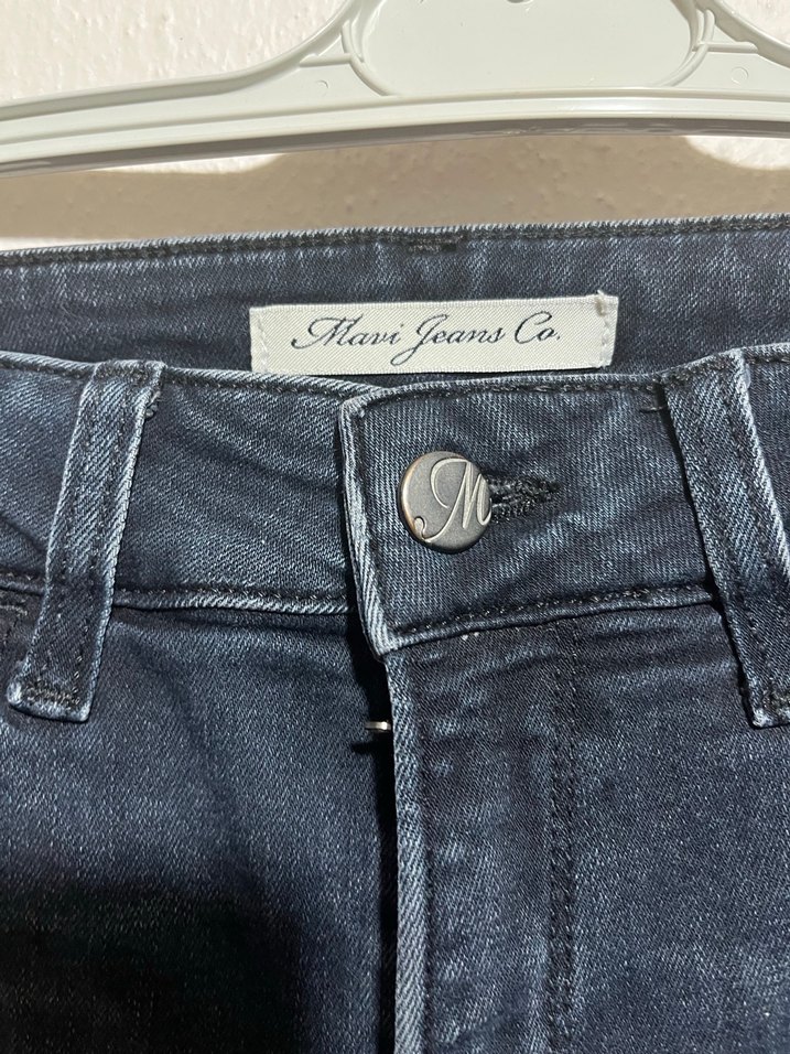 Kadın Lacivert Normal Boy Dar Kesim Kot Pantolon - Görsel 4