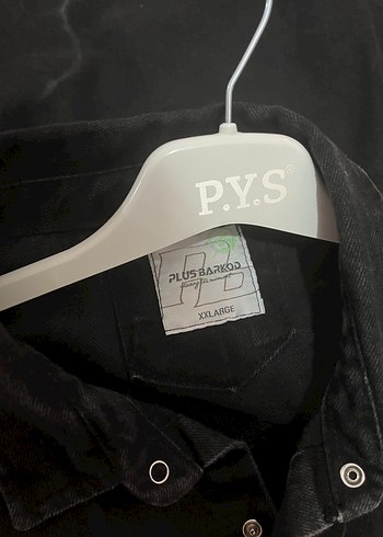 Siyah Düğmeli Uzun Kesim Kot Ceket - Görsel 3