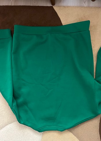 Kadın Parlak Yeşil Sweatshirt - Görsel 3