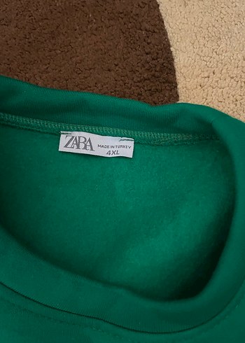 Kadın Parlak Yeşil Sweatshirt - Görsel 2