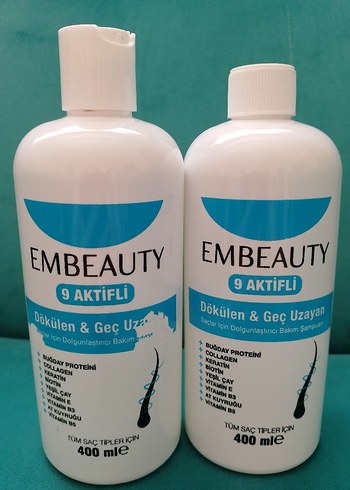 Embeauty 9 Aktifli Saç Bakım Şampuanı 400ml