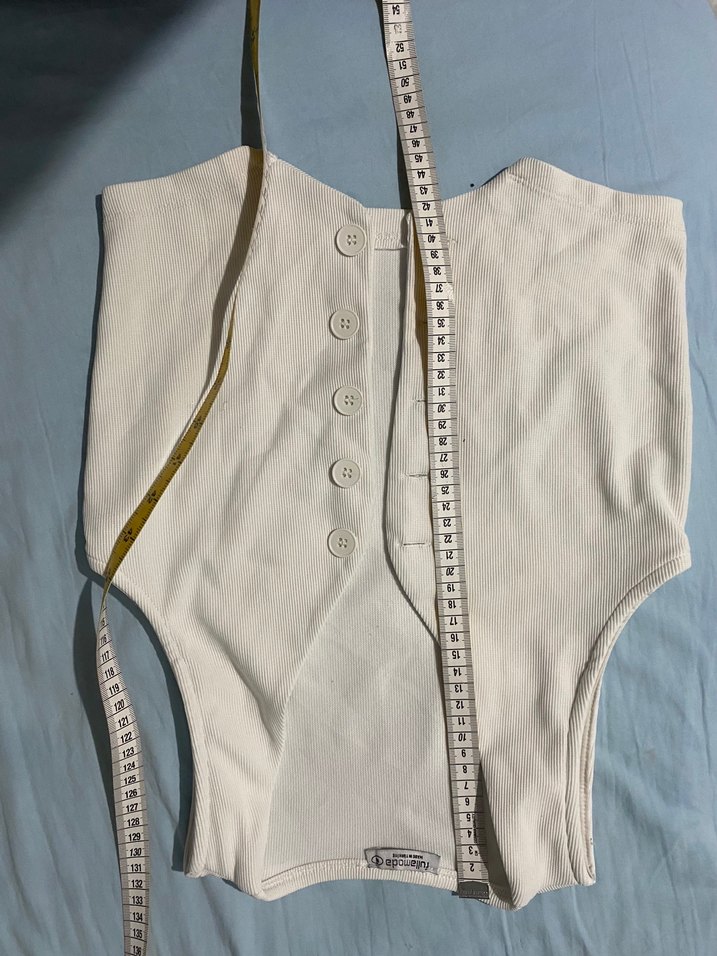 Beyaz Düğmeli yelek - Görsel 2