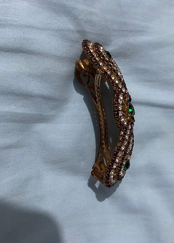 Parlak Altın Tokalı Vintage Saç Tokası hac tokası - Görsel 2