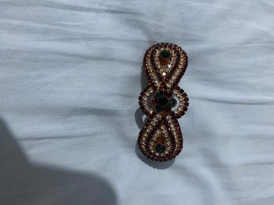 Parlak Altın Tokalı Vintage Saç Tokası hac tokası - Görsel 3