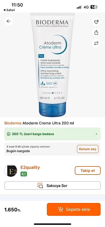  Beden bioderma atoderm krem