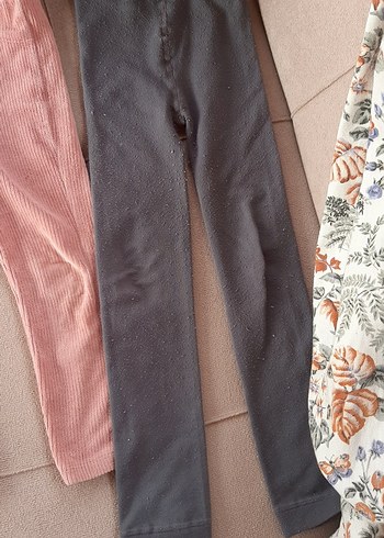 Pembe Elastik Bel Kız Tayt iki tanesi 50 - Görsel 3