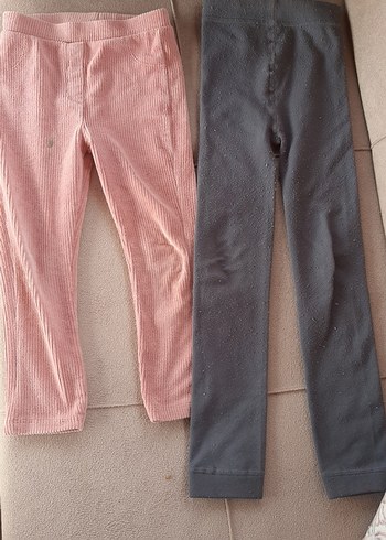 Pembe Elastik Bel Kız Tayt iki tanesi 50 - Görsel 4