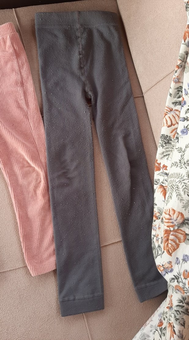 Pembe Elastik Bel Kız Tayt iki tanesi 50 - Görsel 3