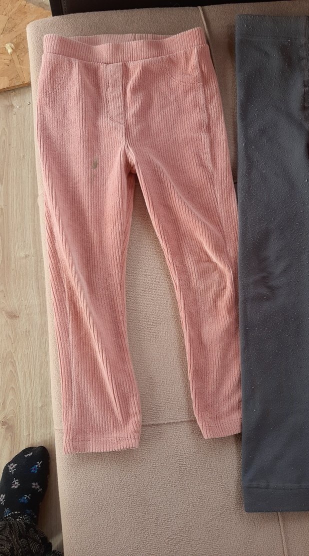 Pembe Elastik Bel Kız Tayt iki tanesi 50 - Görsel 2