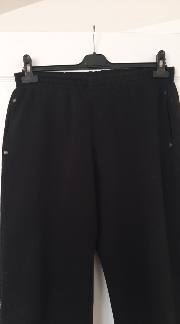 Siyah Rahat Kesim Kadın  kışlık eşofman - Görsel 2