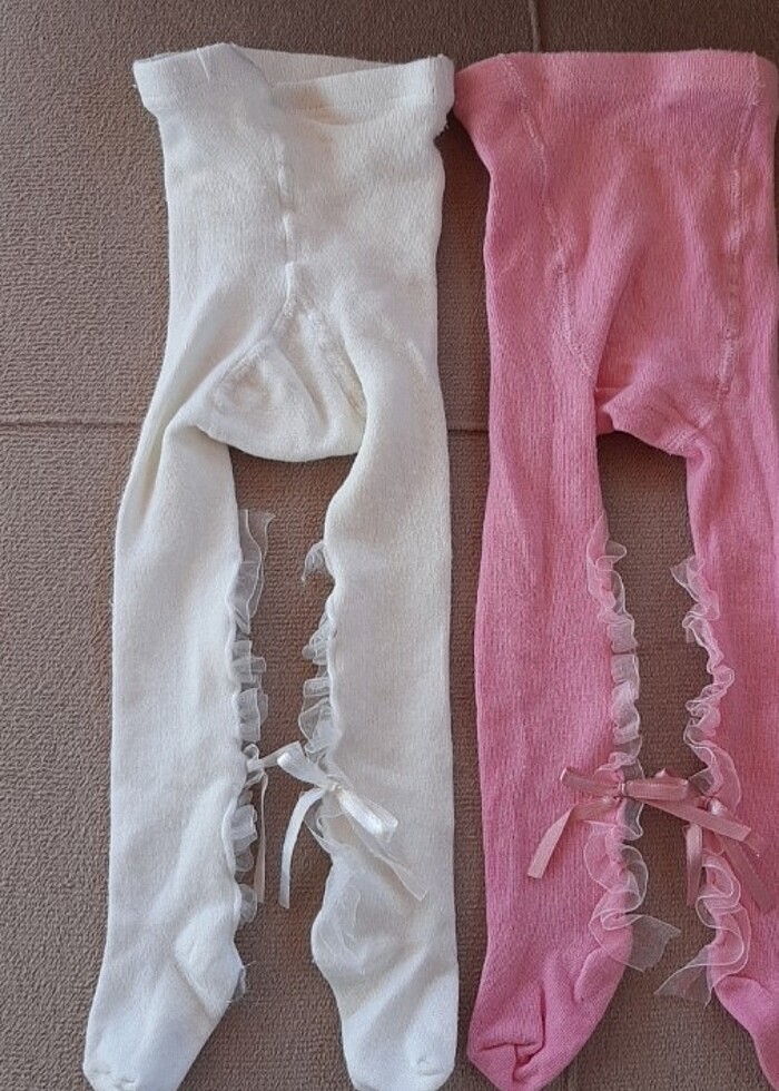 Tül detaylı kilotlu çorap  ikisi 75 - Görsel 3