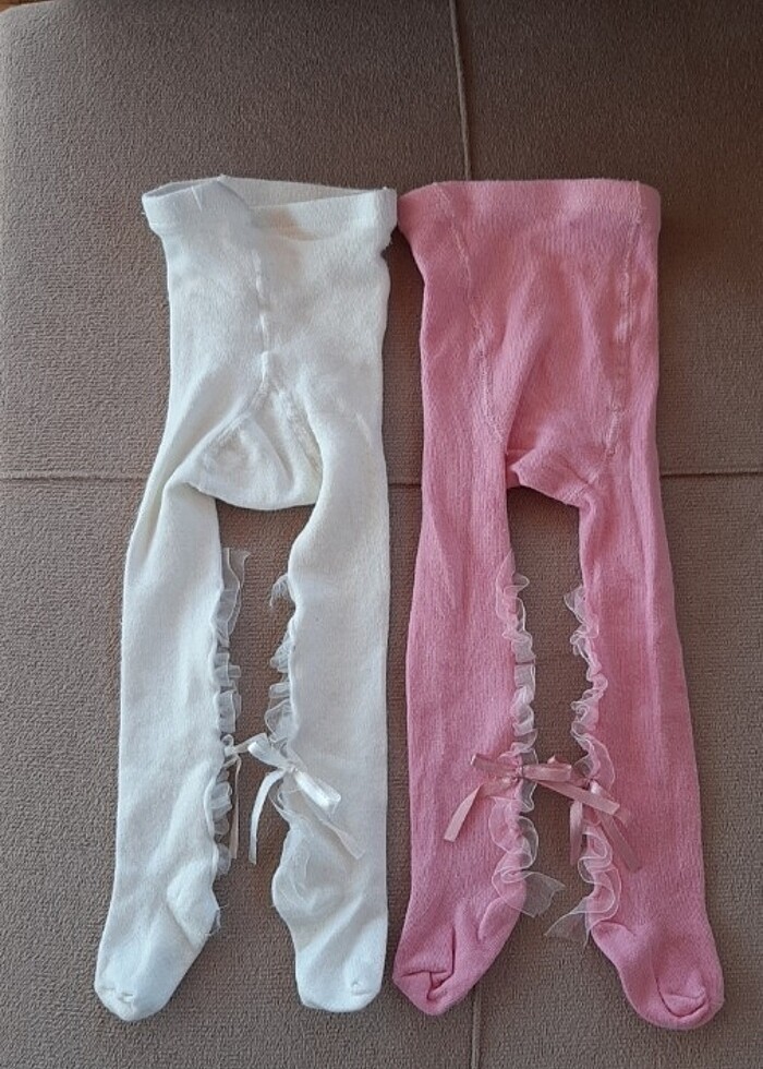 Tül detaylı kilotlu çorap  ikisi 75 - Görsel 4