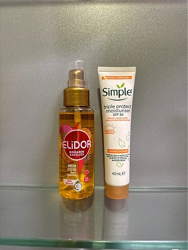 Elidor saç yağı ? Simple nemlendirici güneş koruyuculu